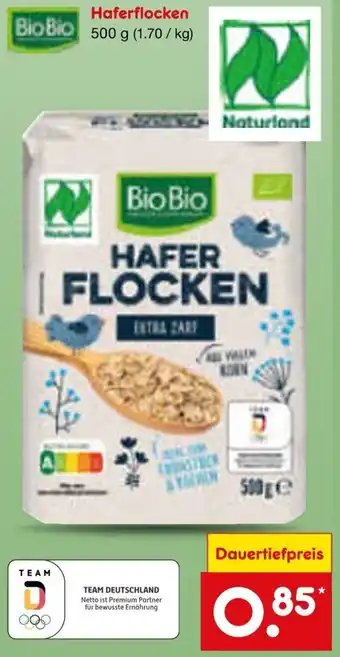 Netto Marken-Discount Bio Bio Haferflocken Angebot