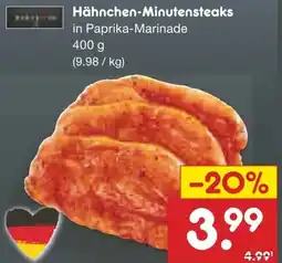Netto Marken-Discount Hähnchen-Minutensteaks Angebot