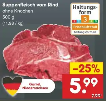 Netto Marken-Discount Suppenfleisch vom Rind Angebot