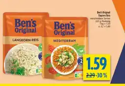 diska Ben's Original Express Reis Angebot