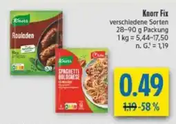 diska Knorr Fix Angebot