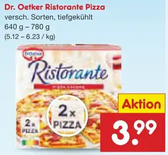 Netto Marken-Discount Dr. Oetker Ristorante Pizza Angebot