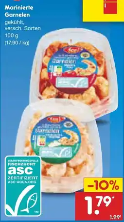 Netto Marken-Discount Marinierte Garnelen Angebot