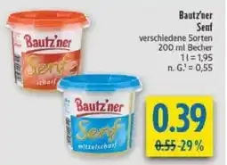 diska Bautz'ner Senf Angebot