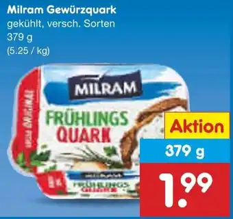 Netto Marken-Discount Milram Gewürzquark Angebot