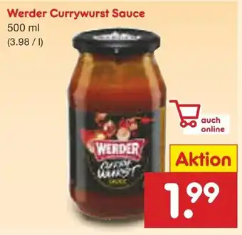 Netto Marken-Discount Werder Currywurst Sauce Angebot