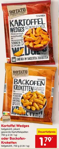 Netto Marken-Discount Kartoffel Wedges oder Backofen- Kroketten Angebot