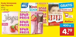 Netto Marken-Discount Kinder Schokolade oder Yogurette Angebot