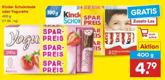 Netto Marken-Discount Kinder Schokolade oder Yogurette Angebot