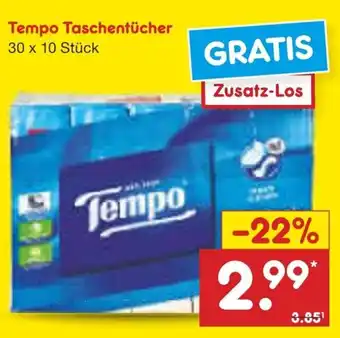 Netto Marken-Discount Tempo Taschentücher Angebot