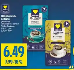 diska EDEKA Herzstücke Röstkaffee Angebot