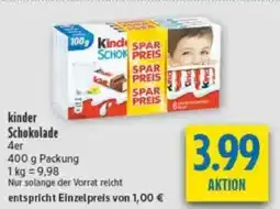 diska kinder Schokolade Angebot