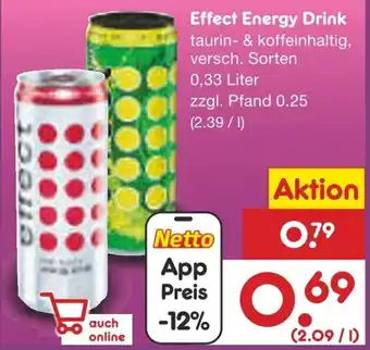 Netto Marken-Discount Effect Energy Drink Angebot