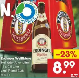 Netto Marken-Discount Erdinger Weißbiere Angebot