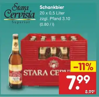 Netto Marken-Discount Stara Cervisia Schankbier Angebot