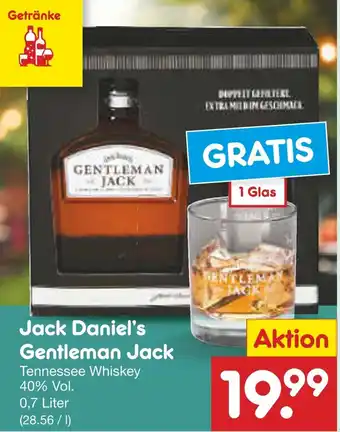 Netto Marken-Discount Jack Daniel's Gentleman Jack Angebot