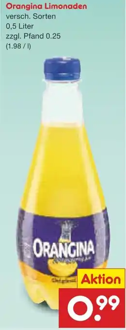 Netto Marken-Discount Orangina Limonaden Angebot