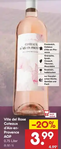 Netto Marken-Discount Ville del Rose Coteaux d'Aix-en- Provence AOP Angebot