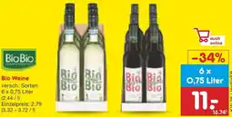 Netto Marken-Discount Bio Bio Bio Weine Angebot