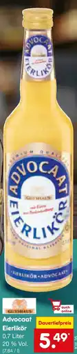 Netto Marken-Discount Advocaat Eierlikör Angebot