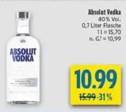 diska Absolut Vodka Angebot