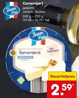Netto Marken-Discount Jean Luc Camembert Angebot