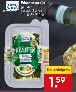 Netto Marken-Discount GUTES Land Frischkäserolle Angebot