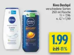 diska Nivea Duschgel Angebot