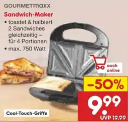 Netto Marken-Discount GOURMETmaxx Sandwich-Maker Angebot