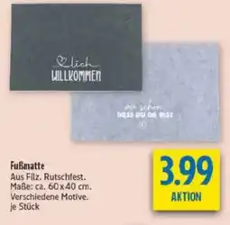 diska Fußmatte Angebot