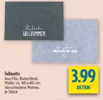 diska Fußmatte Angebot