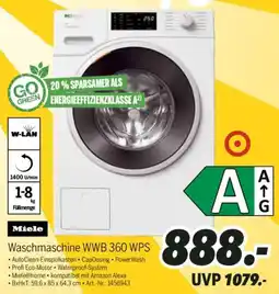 MEDIMAX Miele Waschmaschine WWB 360 WPS Angebot