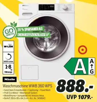 MEDIMAX Miele Waschmaschine WWB 360 WPS Angebot