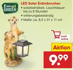 Netto Marken-Discount LED Solar Erdmännchen Angebot