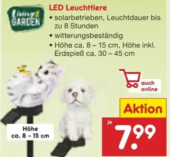 Netto Marken-Discount LED Leuchttiere Angebot
