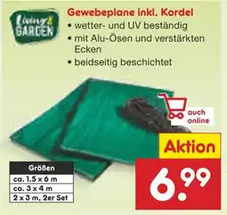 Netto Marken-Discount Gewebeplane inkl. Kordel Angebot
