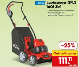 Netto Marken-Discount Gude Laubsauger GFLS 1601 3in1 Angebot