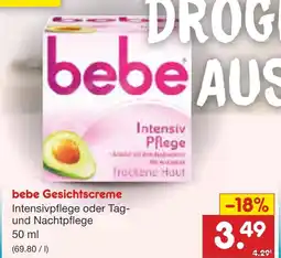 Netto Marken-Discount bebe Gesichtscreme Angebot
