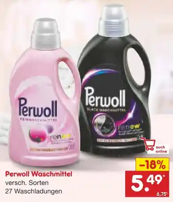 Netto Marken-Discount Perwoll Waschmittel Angebot