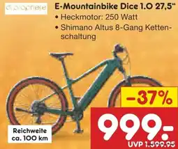 Netto Marken-Discount aprophete E-Mountainbike Dice 1.0 27,5" Angebot