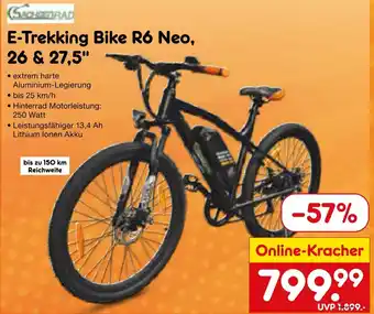 Netto Marken-Discount E-Trekking Bike R6 Neo, 26 & 27,5" Angebot