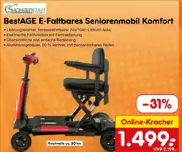 Netto Marken-Discount BestAGE E-Faltbares Seniorenmobil Komfort Angebot