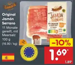 Netto Marken-Discount Original Jamón Serrano Angebot