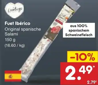 Netto Marken-Discount Fuet Ibérico Angebot