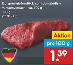 Netto Marken-Discount Bürgermeisterstück vom Jungbullen Angebot