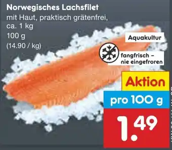 Netto Marken-Discount Norwegisches Lachsfilet Angebot
