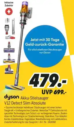 MEDIMAX dyson Akku-Stielsauger V12 Detect Slim Absolute Angebot