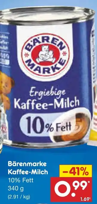 Netto Marken-Discount Bärenmarke Kaffee-Milch Angebot