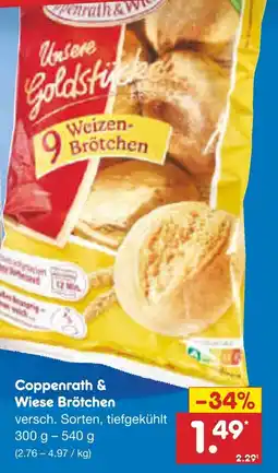 Netto Marken-Discount Coppenrath & Wiese Brötchen Angebot