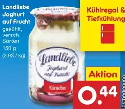 Netto Marken-Discount Landliebe Joghurt auf Frucht Angebot